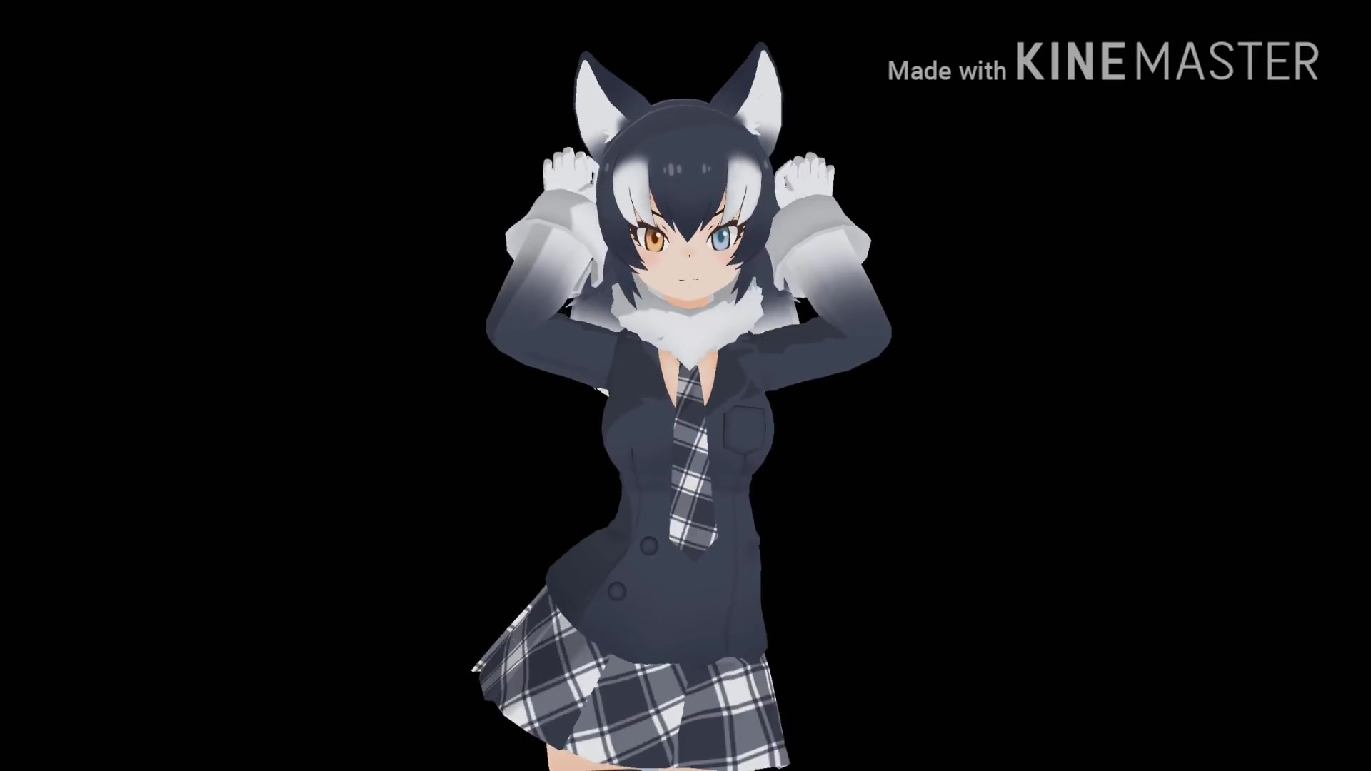 【兽娘动物园mmd】悠闲扭腰的灰狼