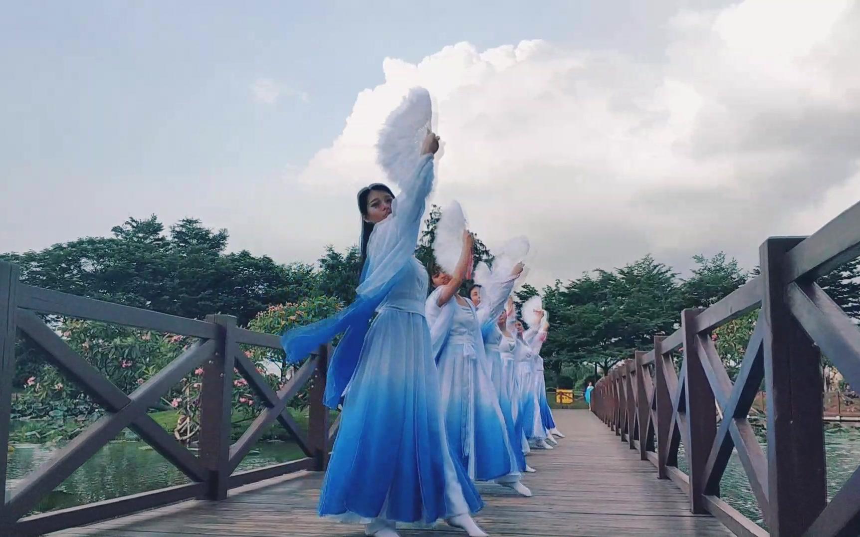【广州舞尚界舞蹈】【青花瓷】学员成品舞户外展示