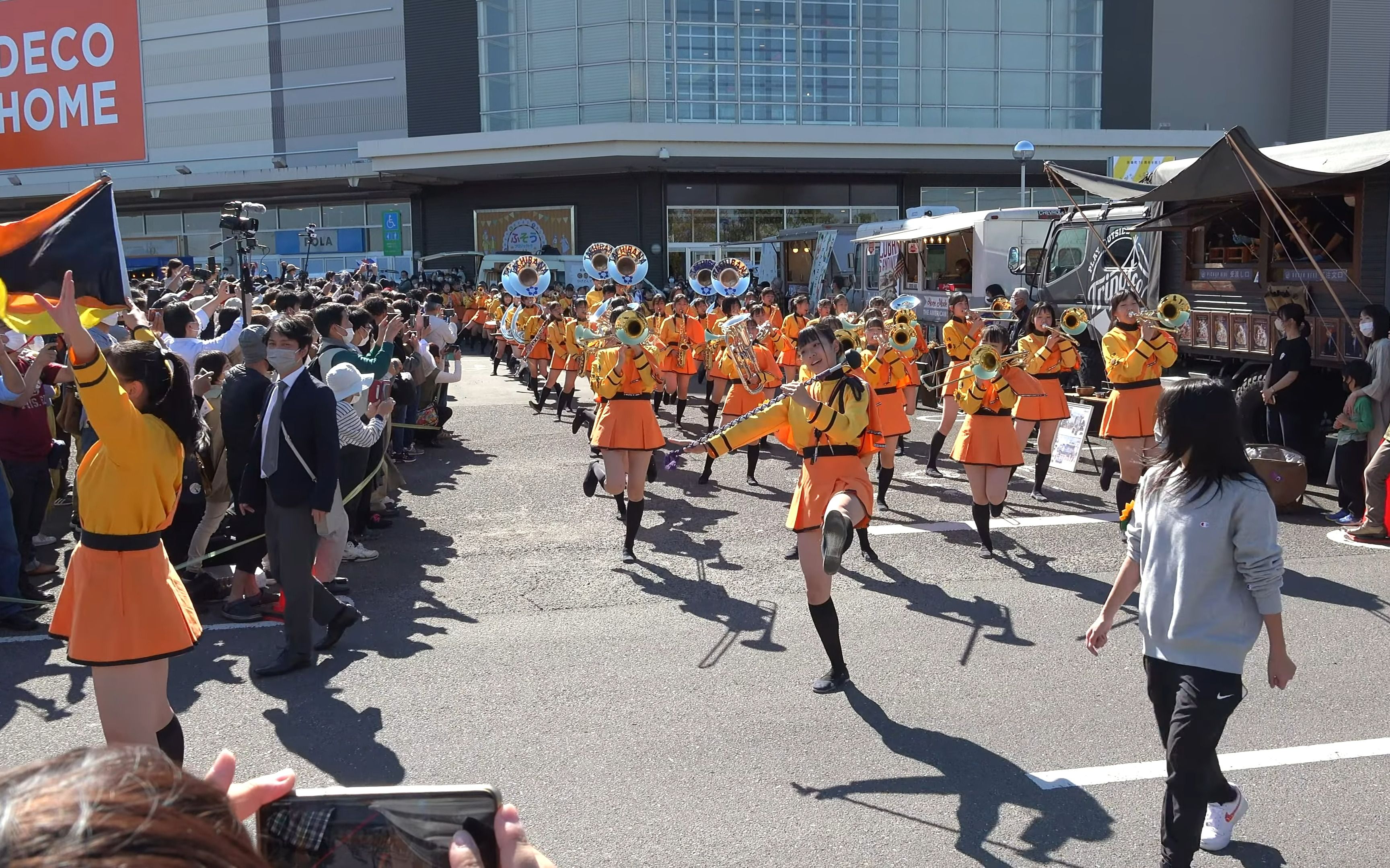 【京都橘】高校吹奏楽部 parade&kitchen inふそう 70th オープニング