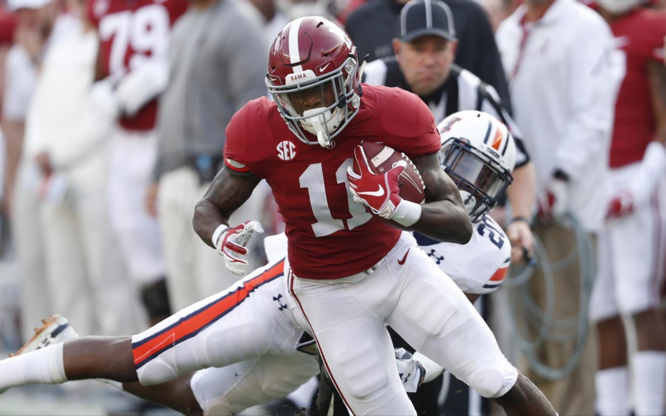 【橄榄球】最强速度型外接手 阿拉巴马大学 henry ruggs iii_哔哩哔哩