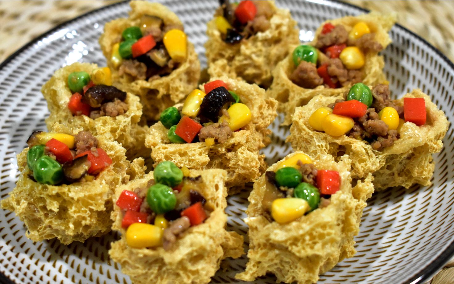 一道吃了寓意很好的发财菜,金玉满堂,福气满满,吃了年年发大财_哔哩