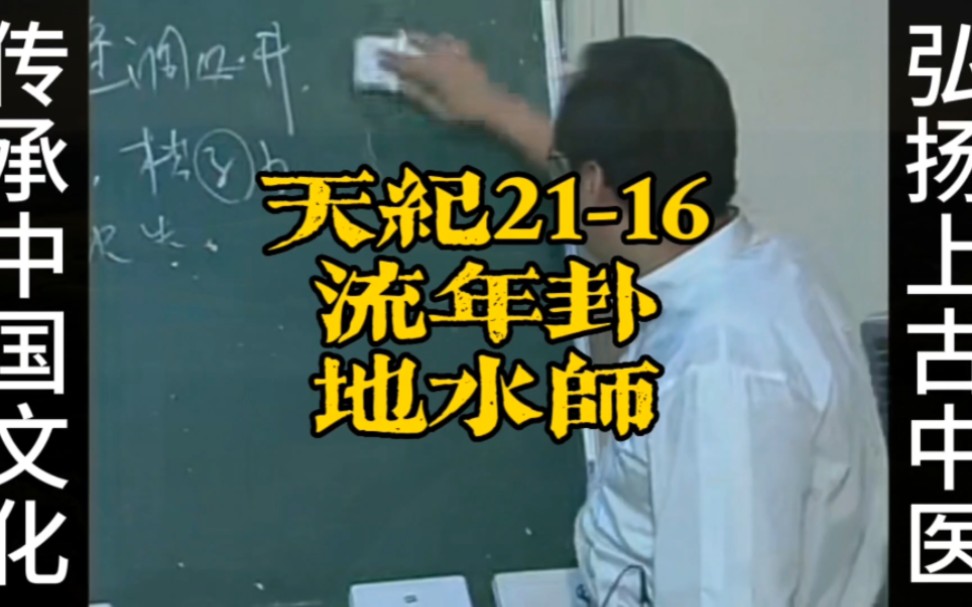 倪海廈《天紀》系列21-16流年卦地水師