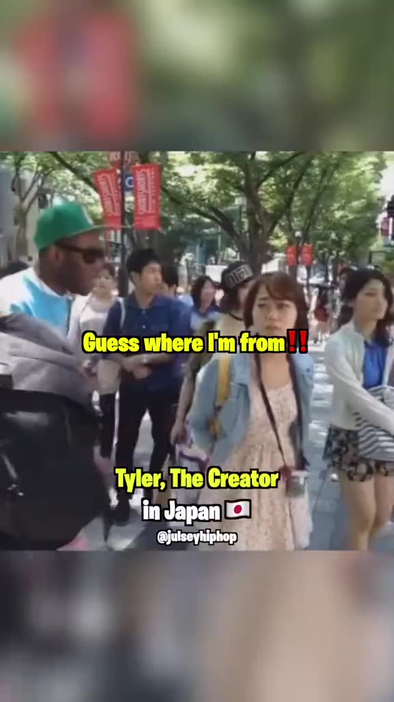 [图]当社交牛逼症Tyler The Creator 遇上冷漠的日本人.