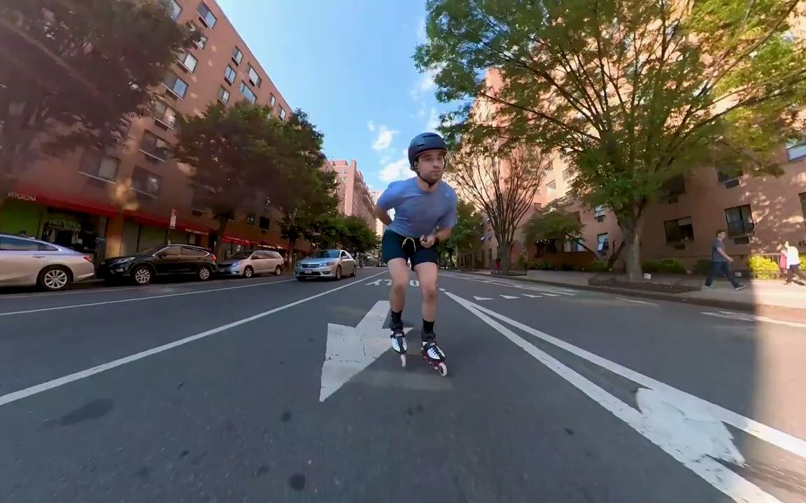 【轮滑刷街】速刷纽约大马路 FreeSkating New York City  Powerslide Arise哔哩哔哩bilibili