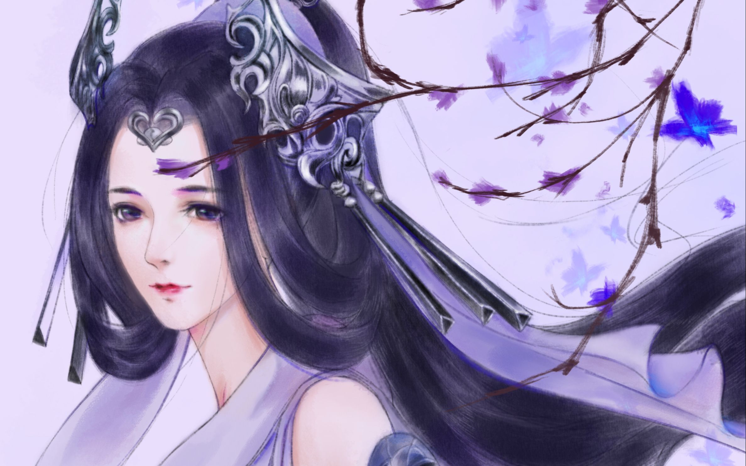 剑三毒姐同人插画丨ps入门基础丨手绘丨王氏教育集团