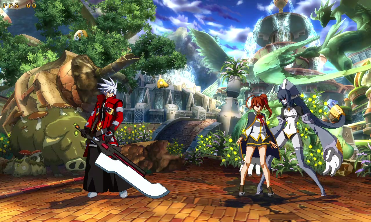 bbcf 苍翼默示录全角色街机通关录像