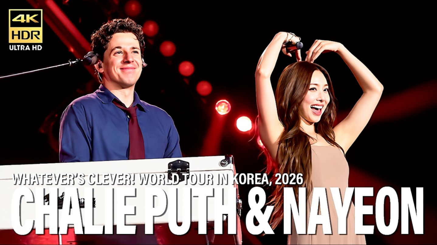 【4K】惊喜梦幻联动！Charlie Puth×林娜琏《We Don't Talk Anymore》合作舞台 261011