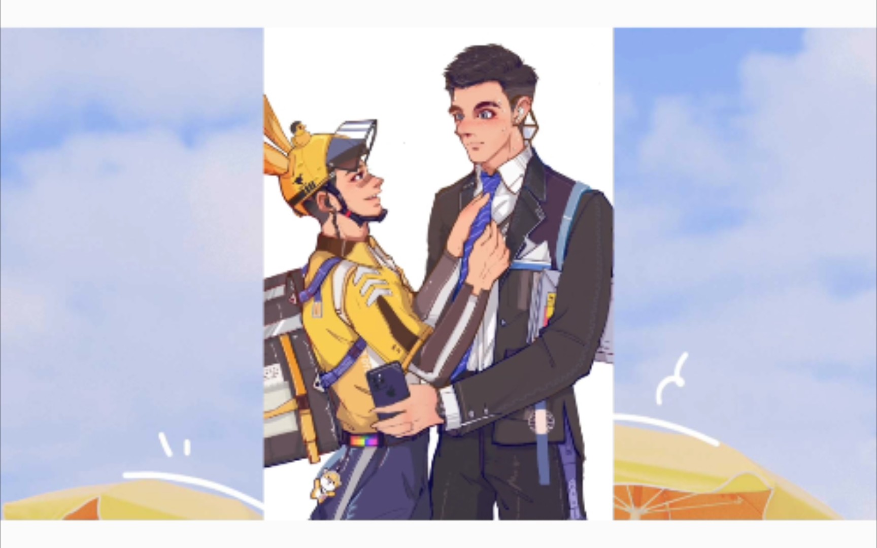 美团外卖 #外卖小哥cp同款