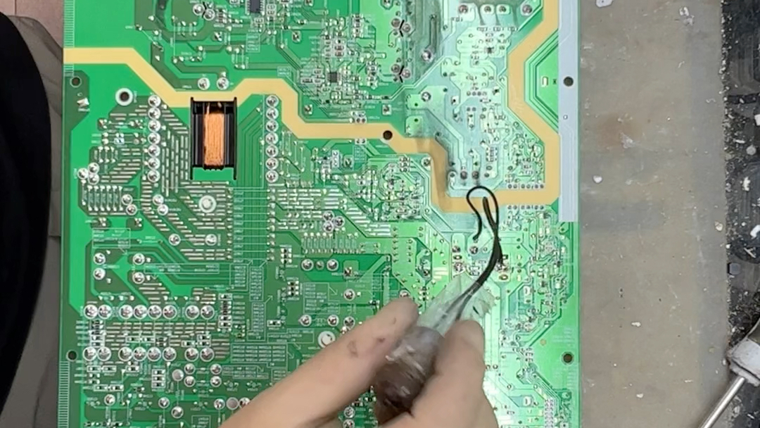 夏普电视机电源板维修过程讲解