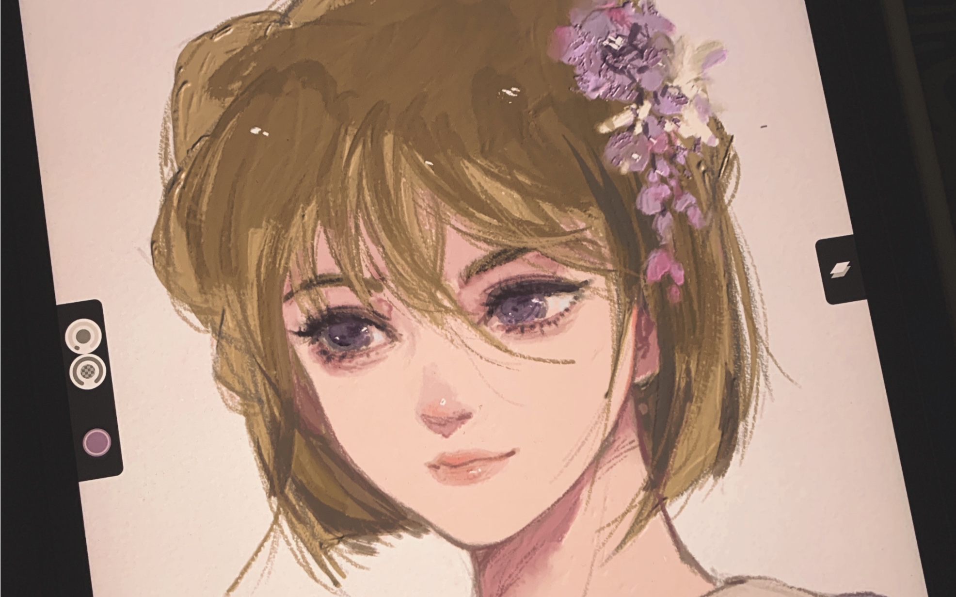 【阿莘】artset/用ipad画一个灰原哀/盛夏降落的雪花