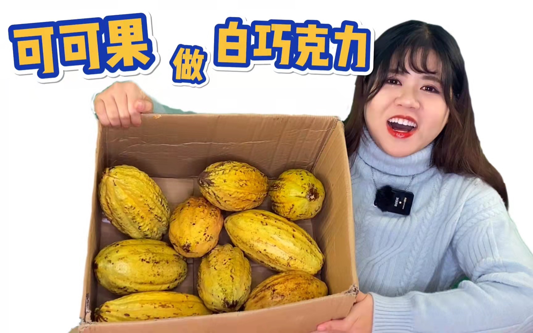 买了10斤可可果,做出来的巧克力只够吃2口?_哔哩哔哩_bilibili