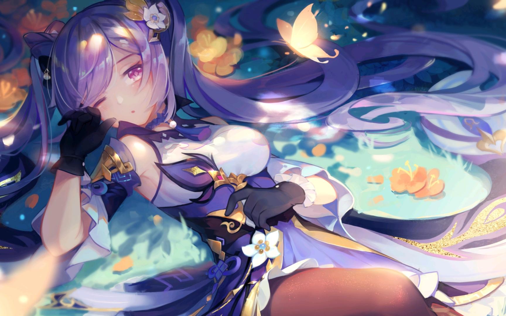 【原神】抽了一把赦罪,这把赦罪能给刻晴用吗