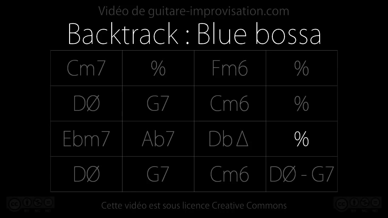 [图]爵士名曲Blue Bossa 伴奏带 Jamtrack Cm (150bpm)