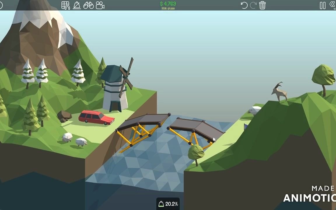 造桥模拟器贪污就完事了