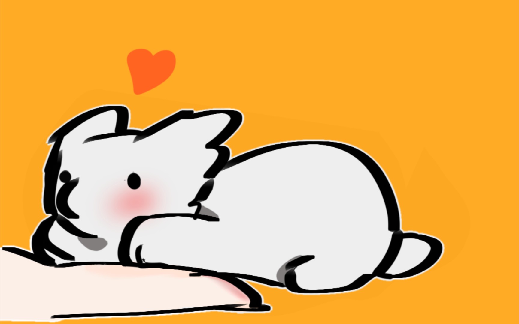 摸鱼画一只可爱的萌兽