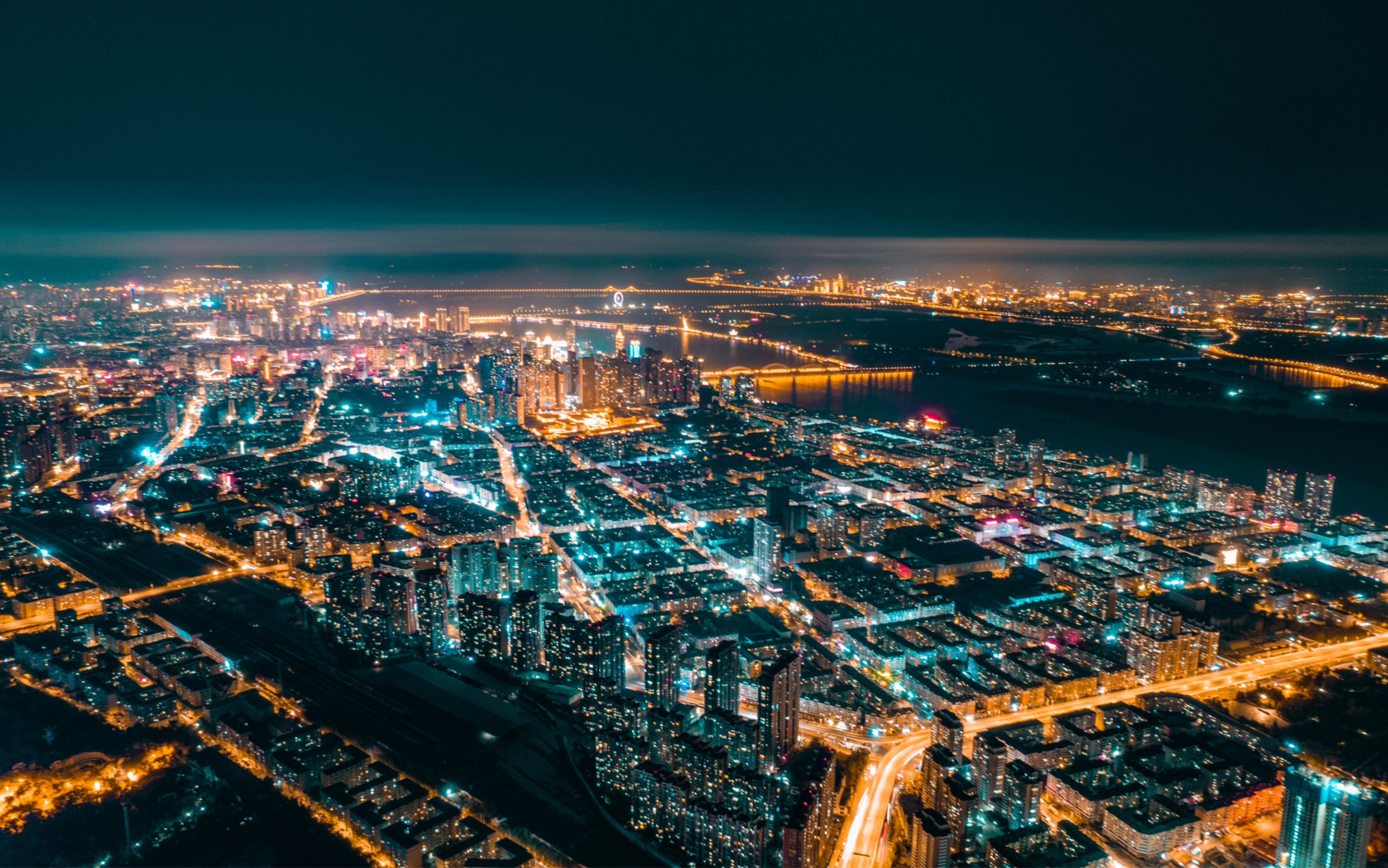一镜到底/松浦大桥国庆夜景