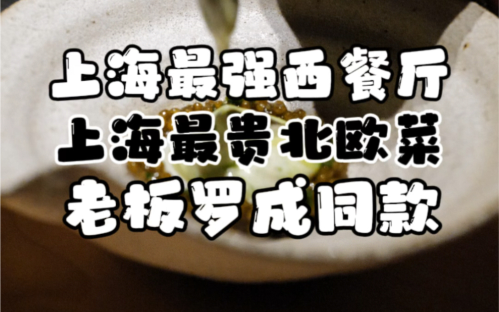 人均4703的中国最贵西餐厅 好利来老板罗昊的北欧菜 这个价格到底值得吗?哔哩哔哩bilibili