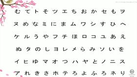 日语入门五十音图超全片假名五十音图 哔哩哔哩 つロ干杯 Bilibili