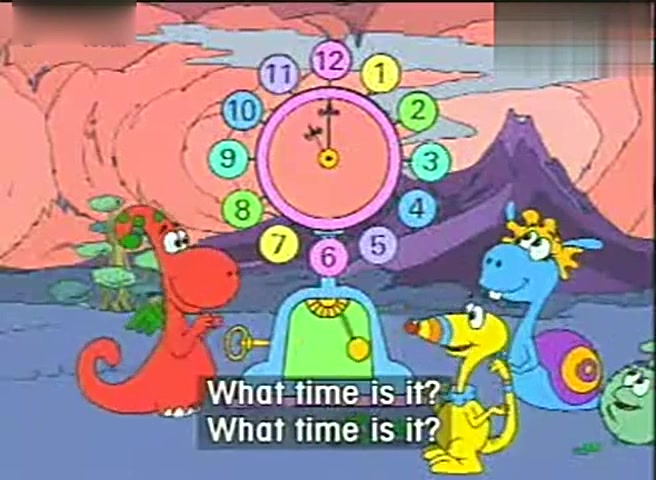 [图]what time is it 时间英文儿歌