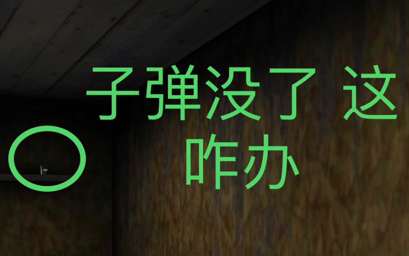 恐怖奶奶第二章子弹丢了怎么拿回来