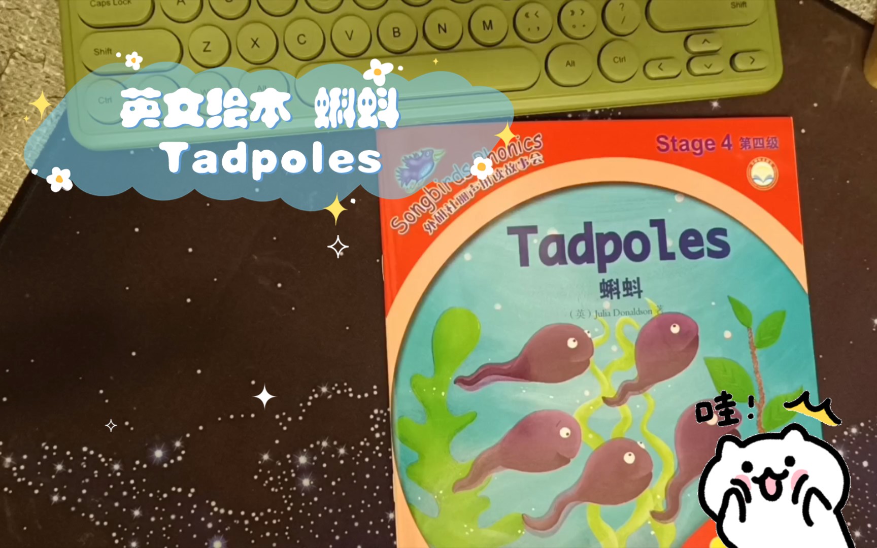 【丽声拼读故事会】英文绘本 蝌蚪 tadpoles