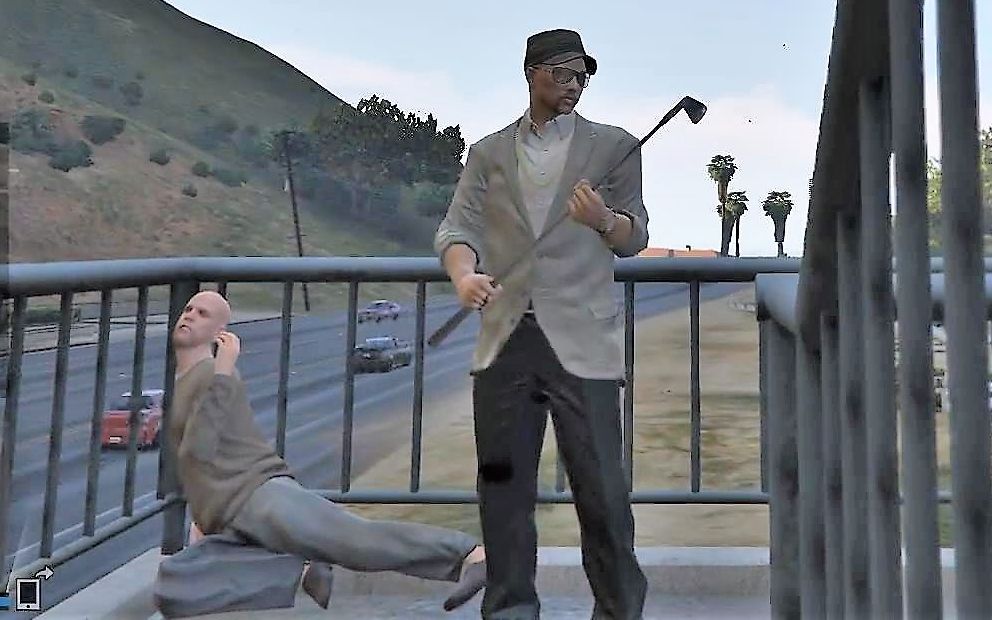 gta5賞金獵人尋寶任務抓捕4男一女犯罪團伙獲得他們最終的寶物