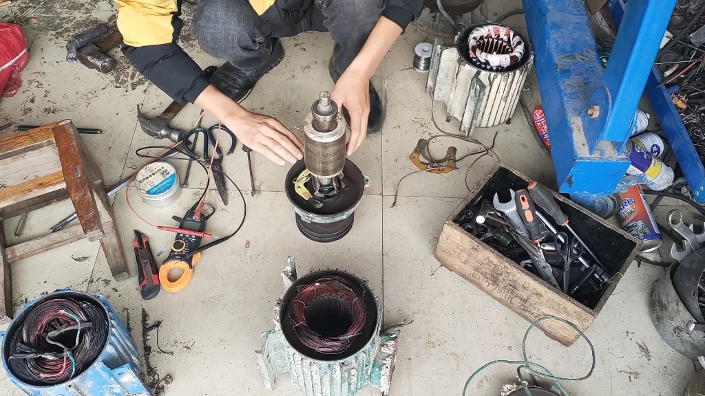 电机出现抖动,94%离心开关以及离心片出现问题