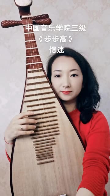 中国音乐学院琵琶三级《步步高》慢速