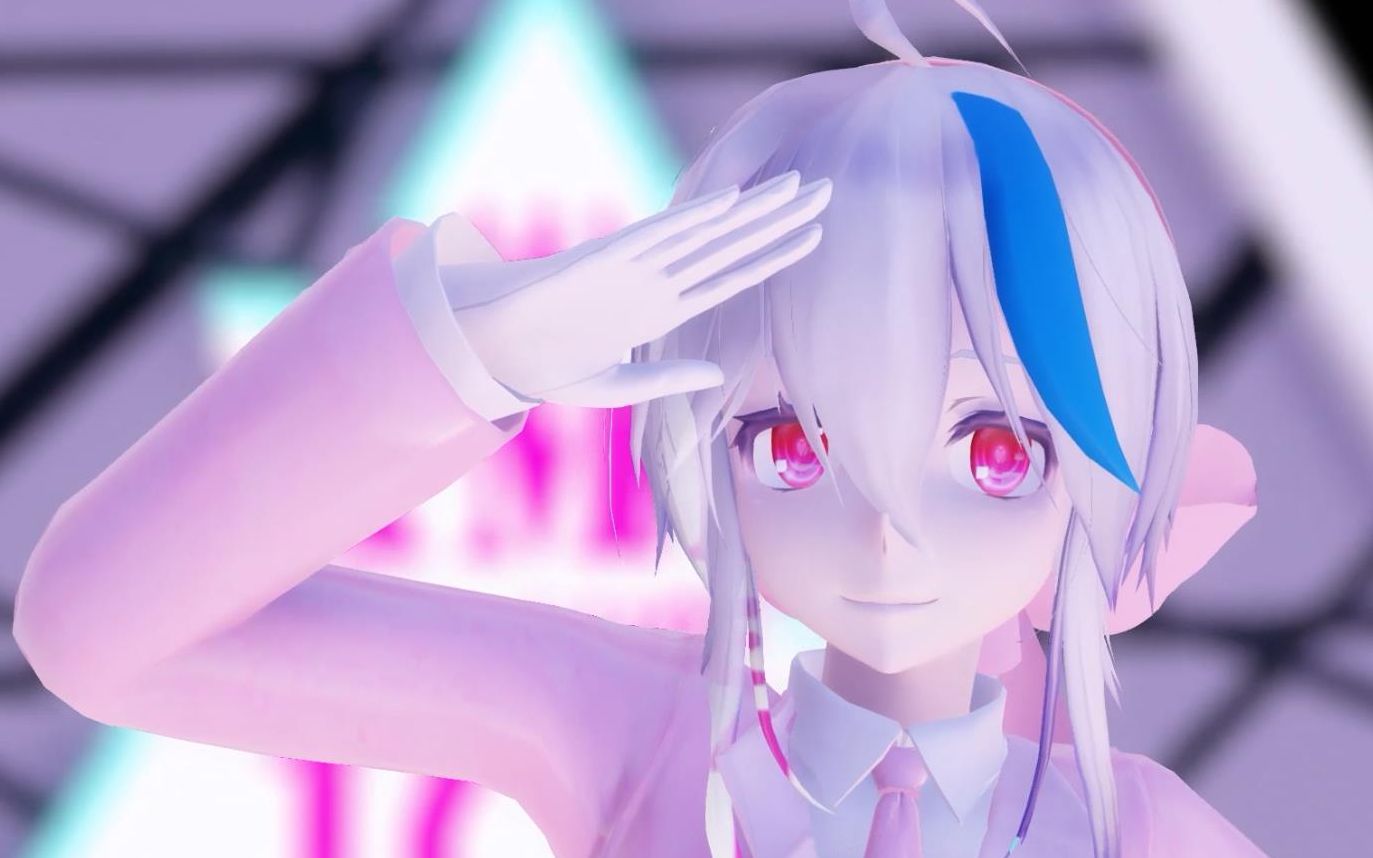 【弱音mmd】v家101 和超人气haku一起创造未来吧