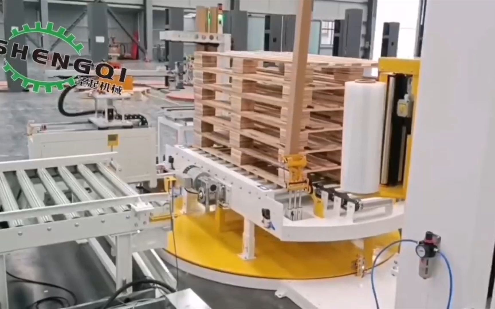 10 护角缠膜打包一体机 后道包装专家