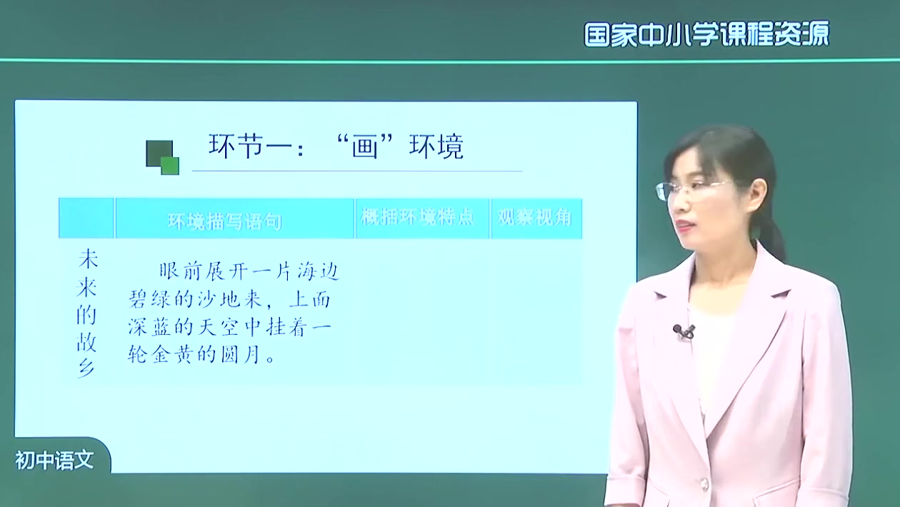 九年级语文上册 初三语文上册 同步视频配知识点习题课件 部编版 新人教版 统编版九年级上册语文 初三上册语文 初中语文九年级上册语文 14《故乡》(第3...