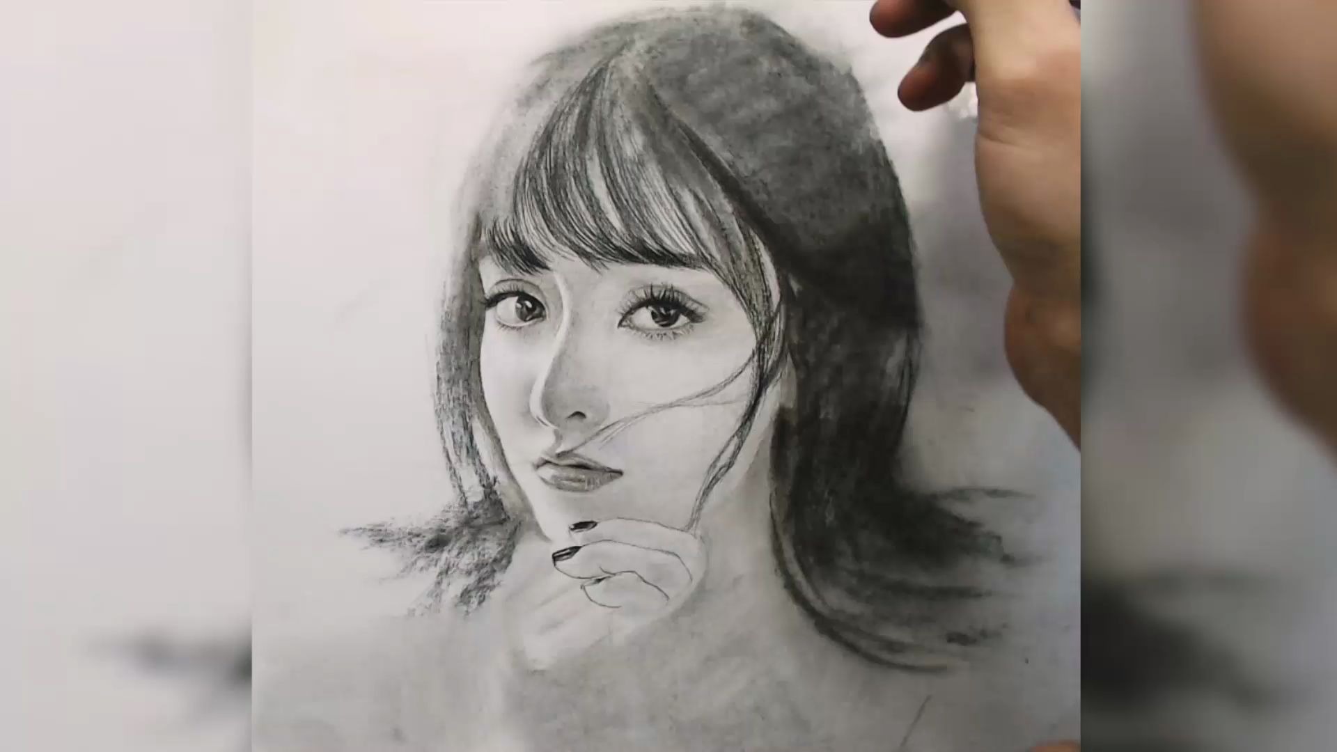 成熟美少女素描基礎培訓班教程素描畫簡單好看易畫鉛筆素描畫人物怎麼