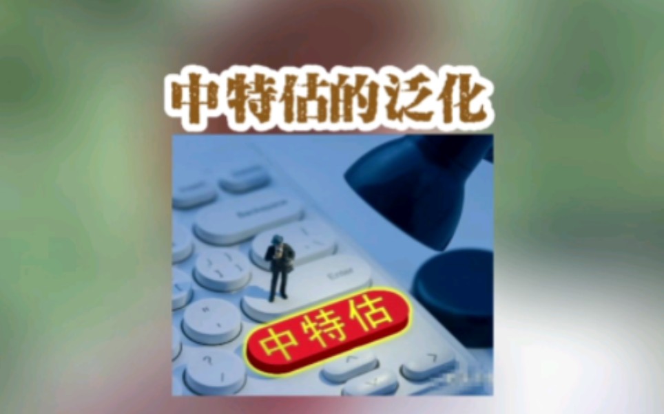 中特估的泛化哔哩哔哩bilibili