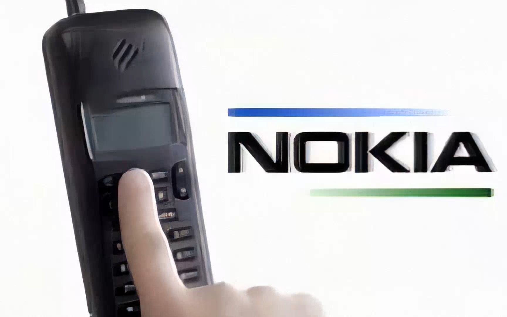 全球首部可发短信的手机,NOKIA 1011广告1992年哔哩哔哩bilibili