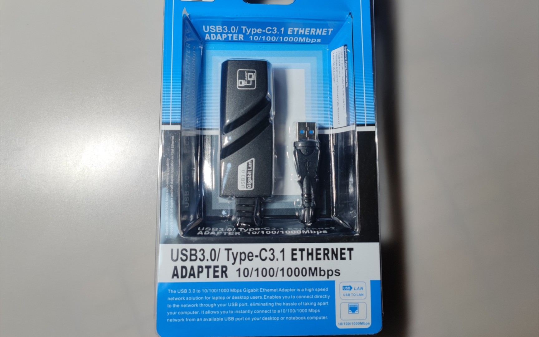 【开箱】 不到30元的USB3.0千兆网卡,AX88179芯片兼容NS游戏机哔哩哔哩bilibili