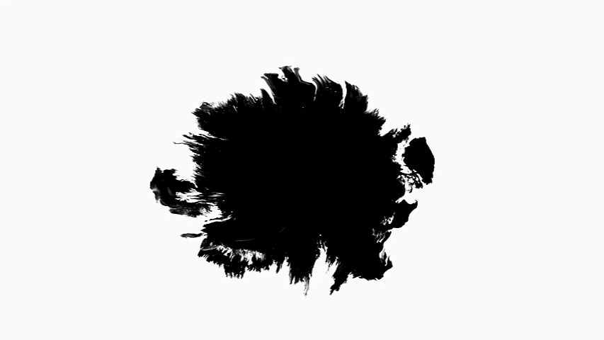 ae水墨散开出字的效果