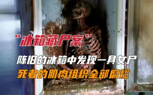 Download Video: 陈旧的冰箱中发现一具腐烂女尸，肌肉组织全部融成血水，极其下饭