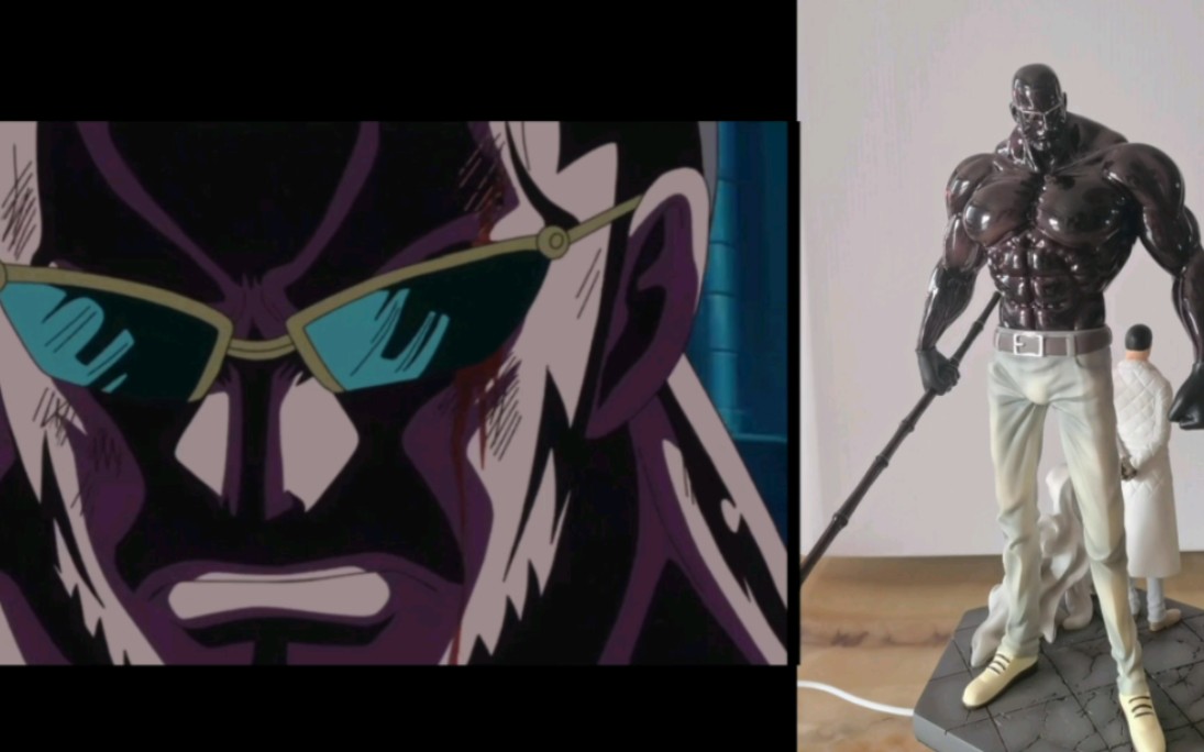 gk 维尔戈 海贼王手办雕像展示