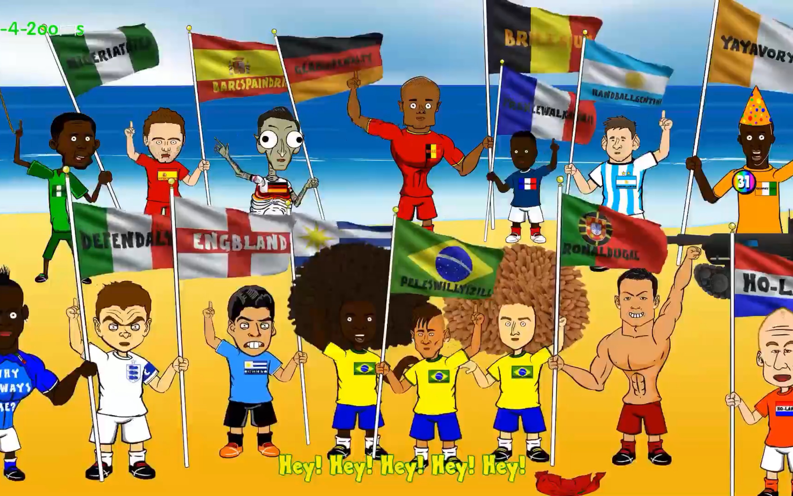 2014世界杯442oons开幕式有点辣眼睛