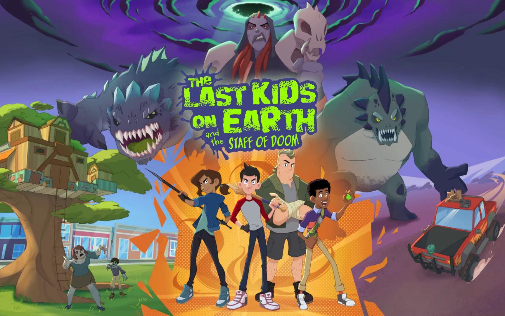 [图]【游戏浅尝】《地球上最后的孩子与毁灭之杖 Last Kids on Earth and the Staff of Doom》熊孩子拯救世界服吗？