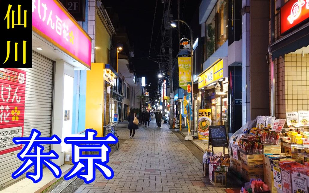 [图]【3D环绕】日本东京・「仙川」 夜景 漫步（调布市）【高音质】 Osmo Pocket