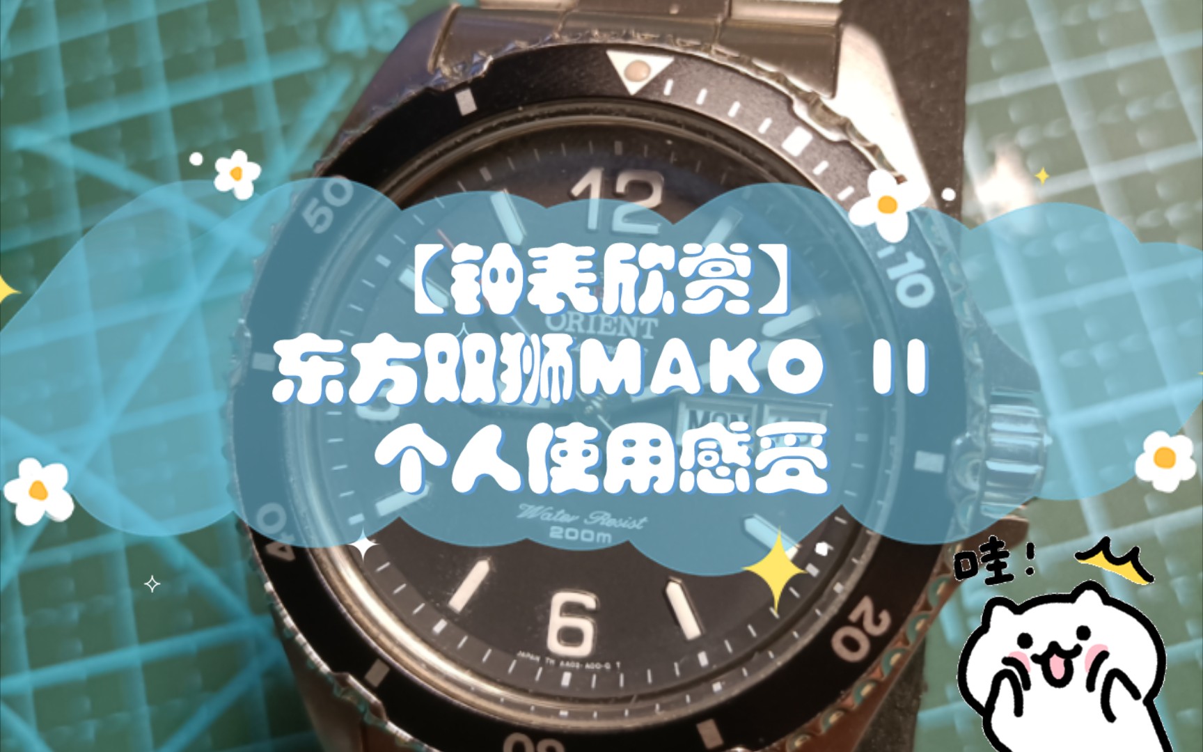 【钟表欣赏】东方双狮(Orient)MAKO II手表个人使用感受哔哩哔哩bilibili