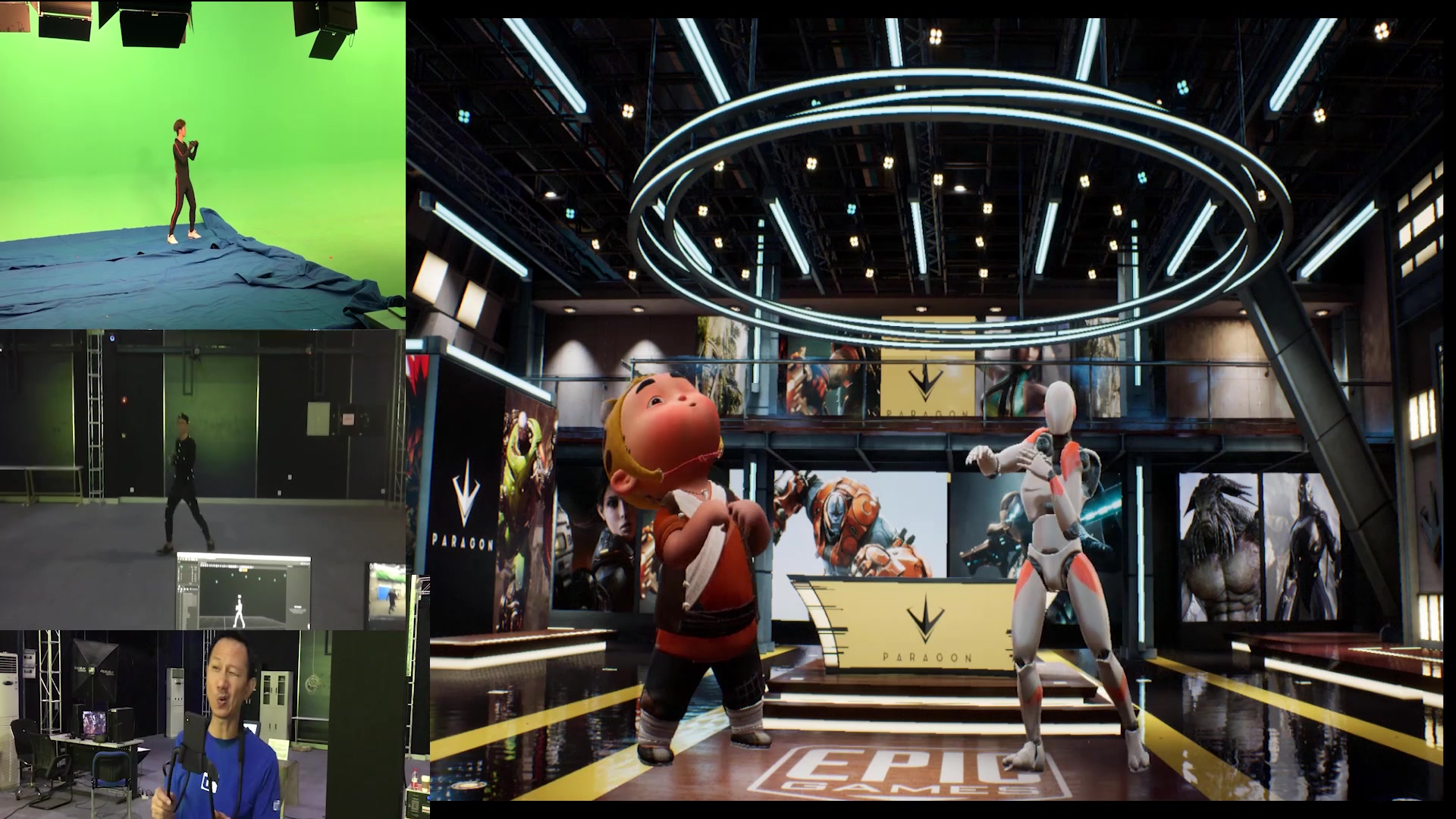 虚拟偶像虚拟演播厅ip打造实动互动面捕捕捉动作捕捉