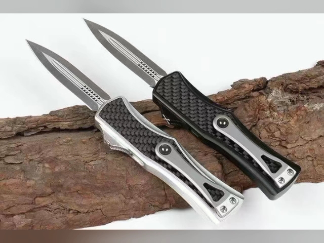 微技术女神安吉拉双锋弹簧刀