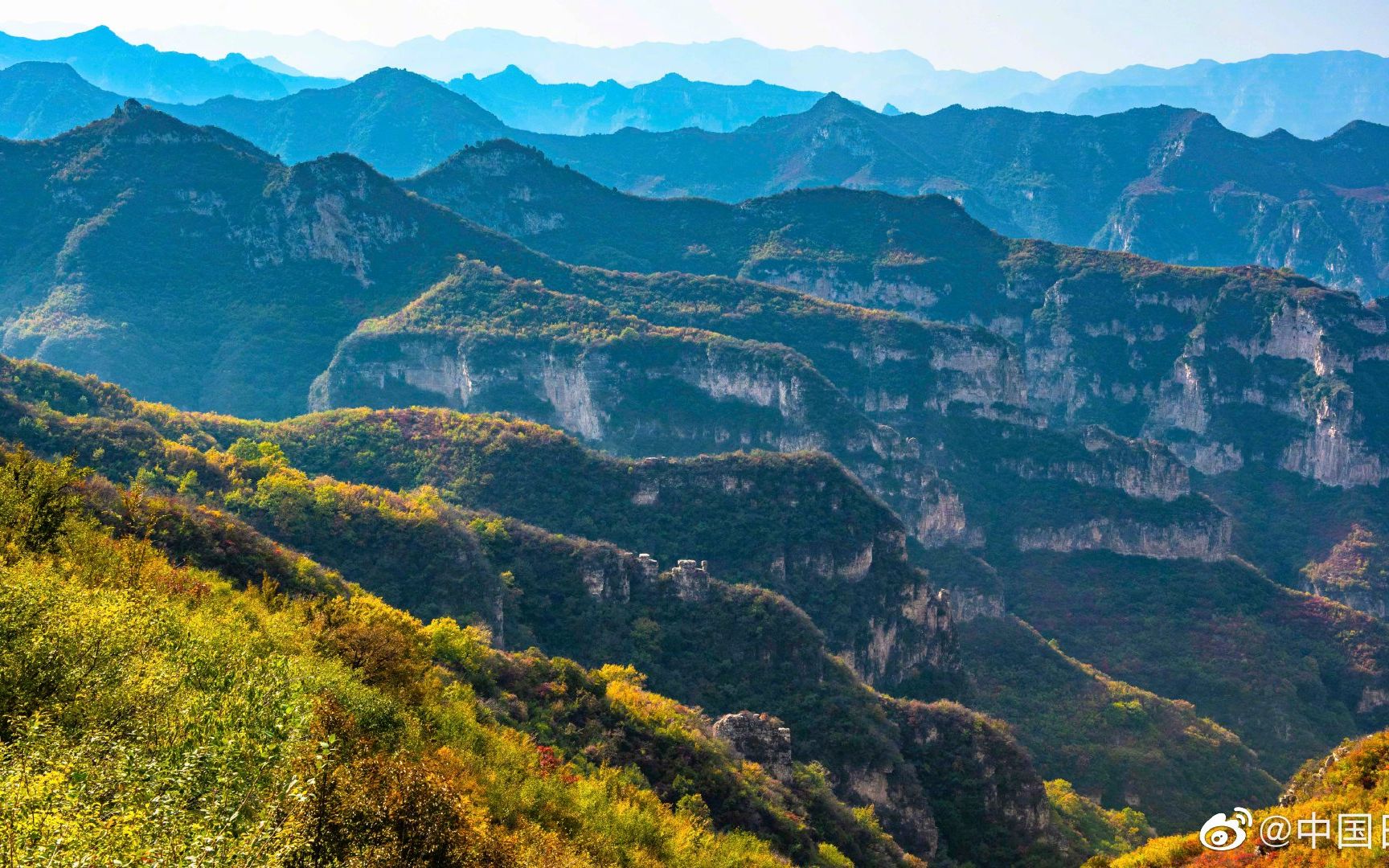 [图]河北山地之 太行山 一同飞越 河北