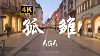 【4K无损音质】 AGA《孤雏》“见你欢欣 我会尽快抽身 维持在一公尺远近”