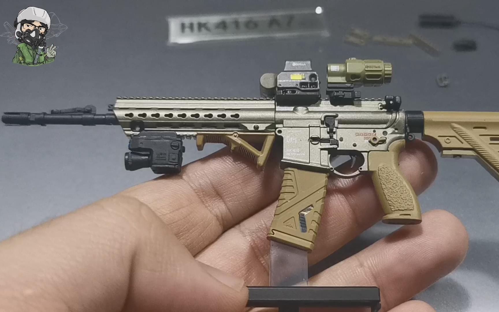 吃鸡神器hk416a7突击步枪开盒鉴赏