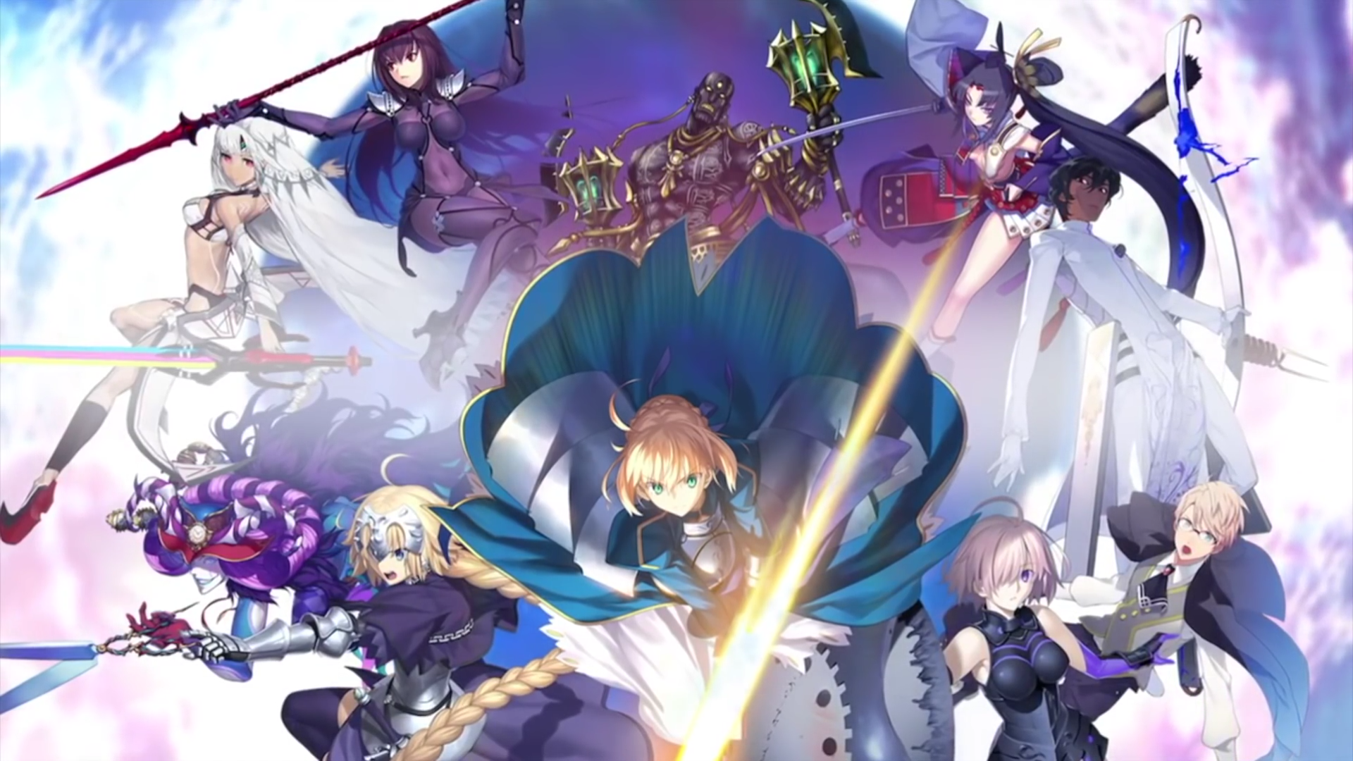 fategrandorder繁中版一周年回顾视频