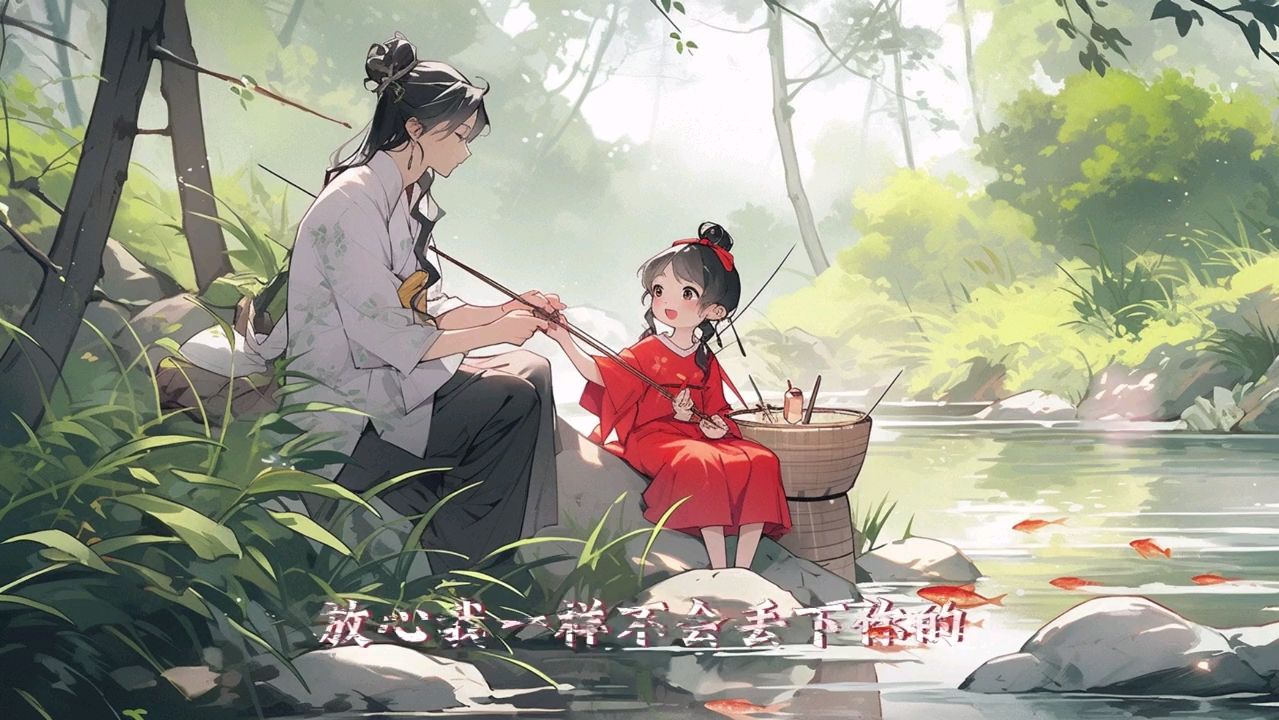 "青山绿水少年郎,身边跟着个小姑娘!"#剑来 #陈平安 #李宝瓶