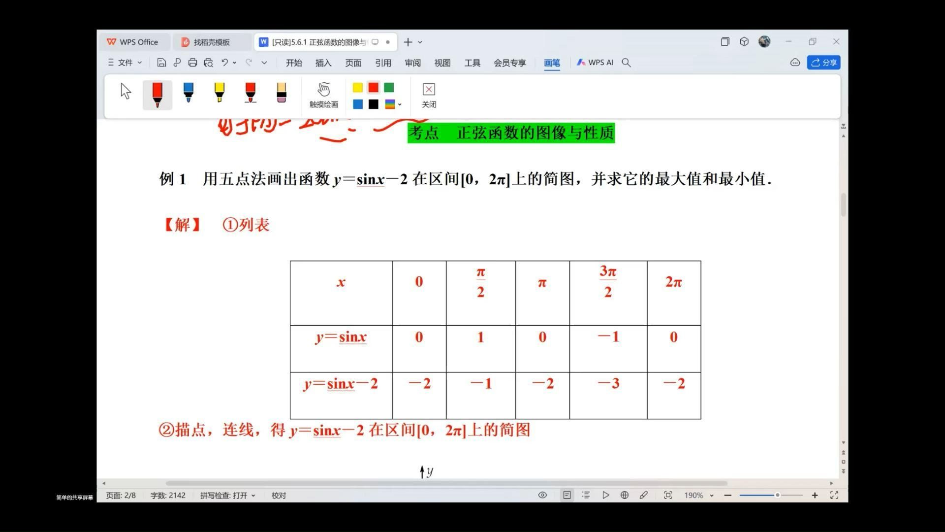 (高职数学)正弦 函数图像与性质重难点突破